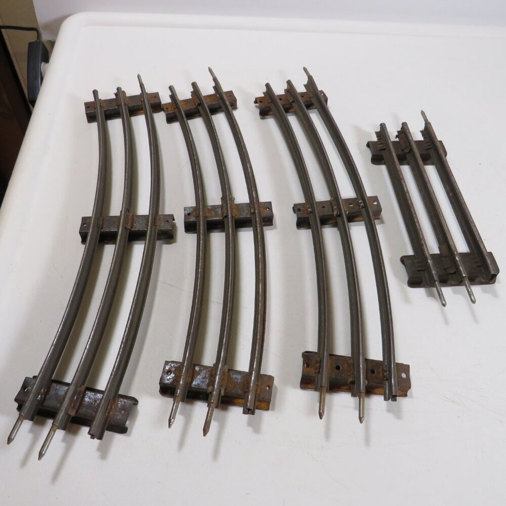 Pre-WWII 1930s Lionel Train Track #16 (4) pieces METAL railroad
